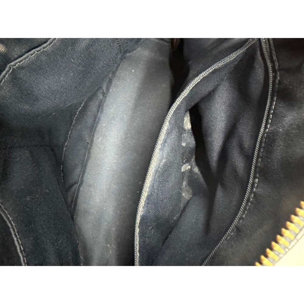 COACH Cora Crossgrain Domed Satchel F34491 Midnight/Chalk Hang Tag NO STRAP‎ Y2k - Picture 12 of 16